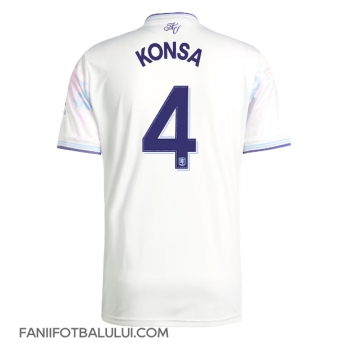 Aston Villa Ezri Konsa #4 Tricou Fotbal Replică 2025-26 Barbati Treilea